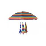 Зонт пляжный d=2м разноцветный 