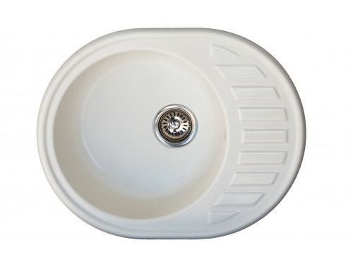 Мойка VIGRO 302  белая 580х460х195 