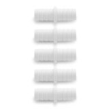 Переходник-соединитель для шланга, пластиковый, 19х19мм, 5 шт.