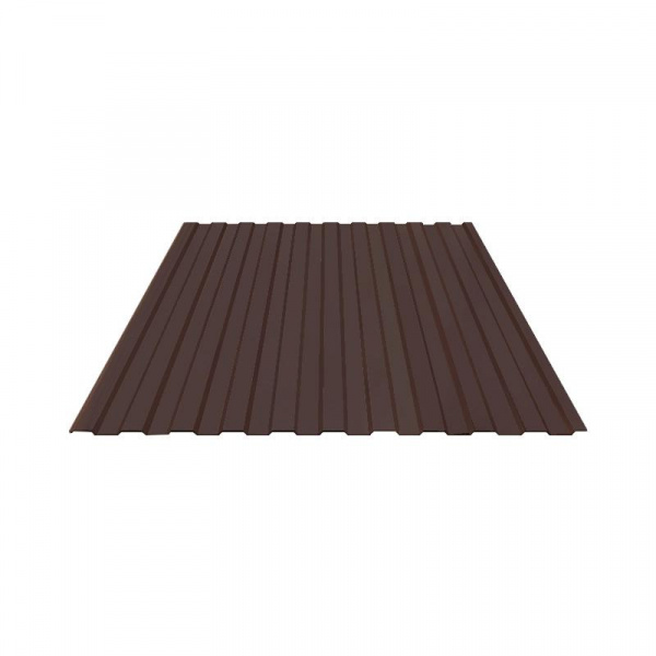 Профнастил С8   0,4х1200х2000 п/э RAL 8017 шоколадно-коричневый