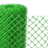Решетка садовая 35х35 (0,5м*10м) зеленая, забор декоративный