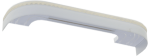 Карниз Галант NEO "Флора" с поворотом 2,4 белый глянец 2П