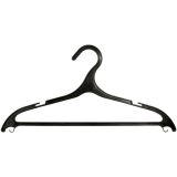 Вешалка-плечики для одежды черные 50-52, 54 размер/20