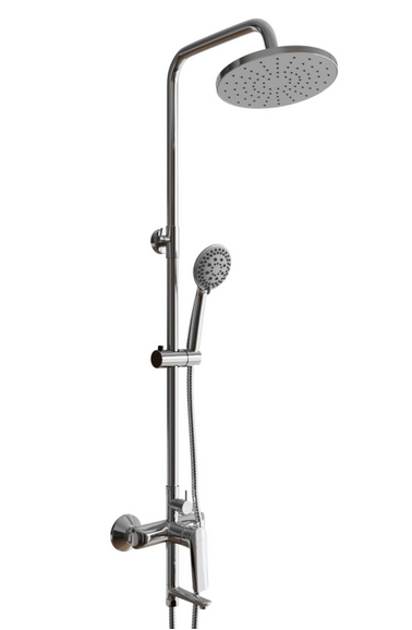 Душевая система 35к MIXLINE ML2429 излив лейка 3 позиции +лейка "Тропический душ" хром