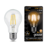 Лампа LED Gauss Filament A60 E27 10W 2700K 