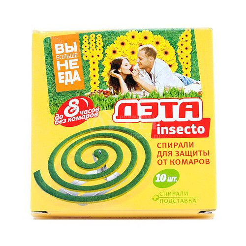 Спираль ДЭТА 10шт от комаров