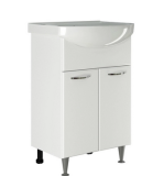 Тумба с умывальником СТАНДАРТ-55 под раковину Уют-55 (Rosa) ПВХ (РАЗБОР)