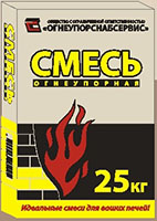 Смесь огнеупорно-кладочная БоРосс25кг /48шт./