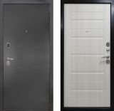 Двери металлические 2050х860х70 ДК 70 (левая)сталь1,2мм,2замка,сереб.ант. Лиственница Белая