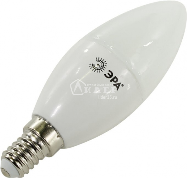 Лампа светодиодная LED smd В35-9w-840-Е14 Эра