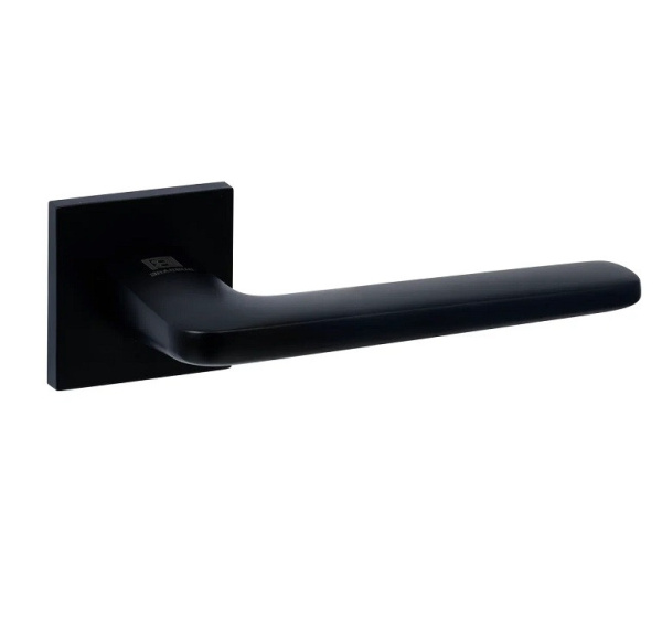 Ручка дверная BUSSARE FRESCO A-55-40 Black (черный) тонкая розетка