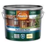 Пропитка декоративная для защиты древесины Pinotex Classic Plus 3 в 1 лиственница 9л