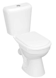 Унитаз-компакт НЕО МС Б1, косой выпуск, 1-режим, сиденье полипропилен, белый, CDB00029711, Керамин