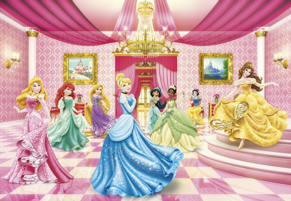 Фотообои Komar 8-476 "Princess Ballroom" 3,68*2,54  м Р