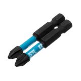 Бита ударная торсионная, PH2 х 50 мм, S2 (2 шт)