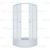Душевое ограждение TРИТОН В 900х900х1900 стекло мозаика  в комплекте  средний поддон