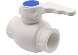 Кран шаровый   d25 ППР Белый THERMOLIGHT Р