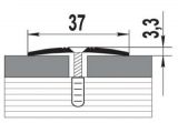 Порог алюминиевый А5 3,3х37х900мм. №105 Дуб арктический