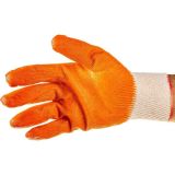 Перчатки STAYER PROTECT, L-XL, х/б перчатки с одинарным латексным обливом