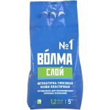 Штукатурка гипсовая ВОЛМА СЛОЙ Белый 5 кг ПЭ /80/