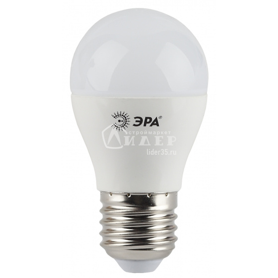 Лампа светодиодная LED Р45-7Вт-827 Е27 Эра (10)