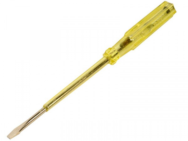 Отвертка индикаторная,желтая ручка,190 мм USPEX