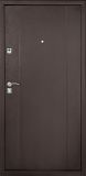 Двери металлические 2050х960х65 Форпост 72 металл/металл 1мм., (левая)