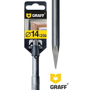 Зубило пикообразное 14х250 SDS-plus GRAFF