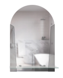 Зеркало MIXLINE "Эхо" 390*580 с полкой (К)