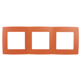 Рамка на 3 поста оранжевый ЭРА, 12-5003-22