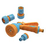 Набор для подключения шланга , 3/4,пистолет 8 режимов полива, адаптер, 2 соединителя