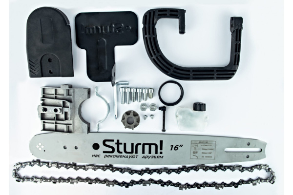 Насадка-цепная пила для УШМ 16 шина Sturm