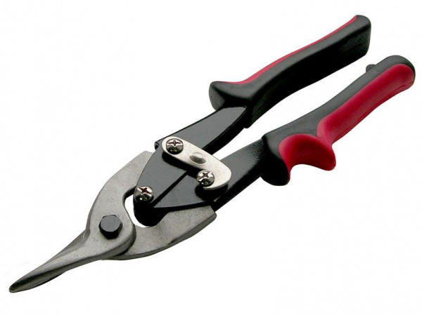 Ножницы по металлу Профи CrV прорезин ручки,прямые USPEX