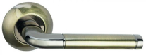 Ручка дверная "BUSSARE" LINDO A-34-10 Графит/Античная бронза