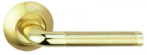 Ручка дверная "BUSSARE" LINDO A-34-10 Золото/Матовое золото, Снято.