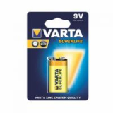 Батарейка солевая Varta 6F22 SuperLife 9В